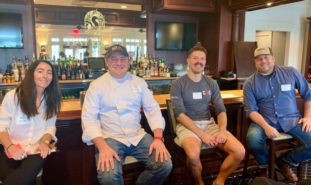 SoDel Concepts team members shown are (l-r) Lauren Herlihy, a director of operations; Ronnie Burkle, corporate chef; Dru Tevis, corporate pastry chef; and Doug Ruley, vice president of culinary operations. SUBMITTED PHOTOS